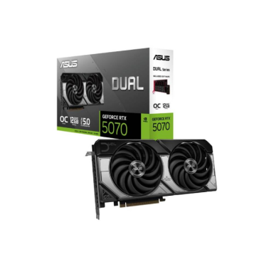 ASUS VGA DUAL-RTX5070-O12G 12GB GDDR7 , 192-bit, 3x DP, 1x HDMI ASUS VGA DUAL-RTX5070-O12G 12GB GDDR7 , 192-bit, 3x DP, 1x HDMI